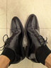 百丽男鞋通勤商务正装鞋春夏职场婚鞋真皮鞋牛皮 黑色-三接头 42 实拍图