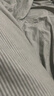 洁丽雅（Grace）A类磨毛床单单件 100%纯棉7A抗菌面料床单 200*230cm  陌星雅灰 实拍图