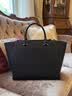 BALLIN意大利奢侈品黑色翅膀包高级真皮皮质通勤包大容量单肩手提包送礼 黑色 实拍图