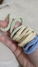 海盐蓝发绳发绳发圈头绳简约扎高马尾皮筋少女可爱头饰无缝高弹力 （opp袋包装）【颜色随机】 10个 实拍图