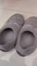 俞兆林棉拖鞋男女居家用室内简约保暖毛绒包跟防滑棉鞋 YI004 实拍图