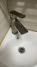 恒洁（HEGII）面盆水龙头 304不锈钢卫生间洗手盆冷热水龙头HMF913-111-SN 实拍图