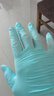 蓝帆医疗（blue sail+）聚氨酯空气手套超薄一次性无粉母婴洗碗宠物清洁手套2只装 S码 实拍图