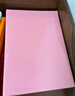 天章 （TANGO）新橙天章A4 70g浅粉色彩色复印纸 粉红色打印纸非厚卡纸 座签打印凭证 学生手工DIY折纸  500张/包 实拍图