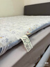无印良品A类棉花床褥 抗菌0.9米床垫遮盖物可折叠单人学生床褥子 90x190cm 实拍图