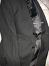 奢树（SHESHU）西装男两件套西服套装商务正装修身职业装伴郎服婚服高级感礼服 黑色两粒扣【西服+西裤】 2XL (180) 实拍图