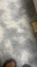 梦蜓长绒丝毛客厅地毯茶几卧室飘窗床边毯垫  简约银灰 70*160cm 实拍图