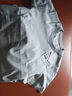 拇指白小T二代水光短袖T恤男女26春夏新品三防纯棉白小丅 浅灰男款 2XL 实拍图