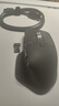 罗技（Logitech）大师系列 MX Master 3S 无线蓝牙鼠标 人体工学 办公 静音鼠标 高端 石墨黑 带无线接收器 实拍图