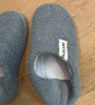 俞兆林（YUZHAOLIN）棉拖鞋男女冬季棉鞋包跟棉拖鞋保暖家居棉拖鞋 YZL1903 灰色 实拍图