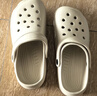 名创优品（MINISO）洞洞鞋女男夏季外穿沙滩凉鞋防滑厚底踩屎感包头凉拖鞋骨白38-39 实拍图