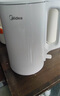 美的（Midea）电热水壶家用烧水壶泡茶0涂层食品级304不锈钢自动断电双层防烫全钢无缝1.5L大容量 MK-HJ1566 实拍图