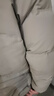 马登工装美式休闲90白鸭绒羽绒服男户外防风外套冬季男士保暖面包服 浅灰色 【立领羽绒服短款/加厚防寒服/男款羽绒服】 XL 实拍图