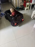 福儿宝奔驰授权大G儿童电动车玩具车可坐人四轮带遥控越野小孩宝宝送礼 四驱黑+减震器+后备箱+高低门+皮座+防爆软胎 实拍图