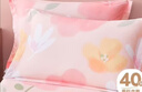 博洋家纺纯棉枕套印花枕芯套枕头套对枕套向阳花一对装48*74cm 实拍图