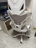 朗域轩品人体工学电竞椅人工力学座椅久坐护腰宿舍游戏电脑椅子可躺写字椅 【旗舰超值顶配】蝶翼白丨4级气杆-脚踏-逍遥 120-155度(含) 联动扶手 四向腰托 实拍图