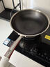 康巴赫炒锅不粘锅316L不锈钢炒菜锅32cm蜂窝平底煎炒锅电磁炉燃气灶通用 实拍图