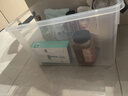禧天龙塑料衣物收纳箱玩具整理箱车载储物箱55L 透明 1个装 带轮 实拍图