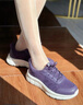 足力健中老年健步轻便软底送妈妈休闲散步鞋2431369J紫-女 38 实拍图