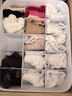 佳帮手内衣收纳盒家用衣柜分隔放内裤袜子神器贴身衣物整理盒有盖10格 实拍图