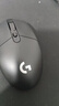 罗技（G） G304无线鼠标游戏电竞吃鸡宏编程轻巧便携逻辑中小手英雄联盟三角洲吃鸡FPS送男友女生生日礼物 G304黑+大桌垫 实拍图