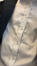 罗蒙（ROMON）【竹纤维】长袖衬衫男士商务职业白衬衫抗皱免烫衬衣男白色XL 实拍图