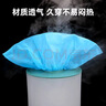 苏诺一次性鞋套无纺布100只机房家用防尘透气室内脚套加厚防滑 实拍图