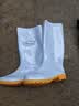 白色雨鞋男款高筒防滑耐磨耐酸碱劳保雨靴防水防油厨房水鞋水靴女 白色（男款） 43 实拍图