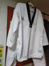 竞派 跆拳道服 纯棉长袖儿童跆拳道服成人比赛道服全棉跆拳道衣服训练服装 实拍图