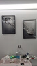 瑞尚（RUISHANG） 餐厅装饰画现代简约静物壁画北欧轻奢饭厅餐桌背景墙挂画 美好酒杯 50*70CM【铝合金框+晶瓷面】 实拍图