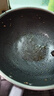 炊大皇炒锅有钛0氟不粘锅316L不锈钢不粘平底炒锅32cm 实拍图