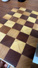 炊大皇家用切菜板砧板乌檀木橡胶木主厨棋盘格菜板小号34*22*2.5cm 实拍图