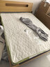 红蜻蜓（RED DRAGONFLY）乳胶床垫1.5米x2米记忆棉海绵软垫子家用卧室榻榻米褥子租房专用 ZW印花双拼-白绿【厚约10cm】 双人床-150x200cm【不易塌陷】 实拍图