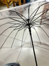 范爷家16骨长柄透明雨伞ins风氛围感拍照神器直杆环保雨伞大号双人伞 实拍图