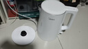 美的（Midea）电热水壶家用烧水壶泡茶0涂层食品级304不锈钢自动断电双层防烫全钢无缝1.5L大容量 MK-HJ1566 实拍图