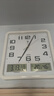 北极星 挂钟14英寸万年历温湿度计创意客厅日历挂表钟表白双液晶 实拍图