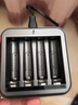 南孚7号充电锂电池4粒套装 1.5V恒压快充 适用电动牙刷/VR设备/键鼠/手电/电子秤等 AAA七号 实拍图