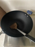 炊大皇炒锅不粘锅易洁少油烟平底炒菜锅煎锅32cm磁炉通用深蓝SL32CG 实拍图