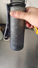 康知缘（KANGZYUAN）Tritan塑料水杯大容量杯子男女户外运动健身水瓶学生便携军训壶 黑色 500ml 实拍图