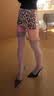 CHARLES&KEITH亮钻链条腕带尖头高跟凉鞋女生日礼物送女友CK1-60280436 BLACK TEXTURED黑色纹理 38 实拍图