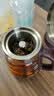 金灶（KAMJOVE） 围炉煮茶玻璃黑茶壶全自动煮茶器喷淋式煮茶壶电热水壶养生壶迷你家用蒸茶器烧水壶 棕色 实拍图