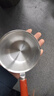 热油小锅泼油锅加厚不锈钢木柄防烫带刻度双倒流口不挂油无涂层 【木柄】爆款300ml 实拍图