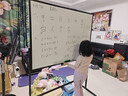 得力白板写字板120*90cm H型碳钢支架式磁吸书写移动升降办公会议黑板家庭辅导培训33715【升级双面】 实拍图