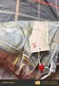 洁丽雅（Grace）100%全棉7A抗菌被套单人纯棉被套单件四季通用 格子蓝180*220cm 实拍图
