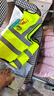 卓防反光背心反光衣建筑施工地警示交通马甲工作服安全服定制logo印字 荧光黄（带口袋） 实拍图