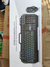 联想（lenovo）有线游戏键鼠套装PW41 发光七彩呼吸灯 金属面板 吃鸡电竞键盘鼠标套装男生 台式机笔记本 黑 实拍图
