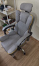 奥伦福特 电脑椅办公椅子电竞椅家用人体工学椅老板椅主播靠背椅皮革转椅 工学椅-灰+搁脚+乳胶+【顶配】 实拍图