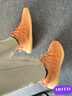 阿迪达斯yeezy350全透火山橙椰子透气男女休闲鞋GW2870 38 实拍图