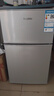 荣事达（Royalstar）小冰箱小型家用出租房双门一级能效宿舍冷藏冷冻两用节能电冰箱 42A126【一级能效】【三天不到1度电】银 实拍图