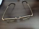 米家小米防蓝光眼镜 平光无度数手机电脑防辐射眼镜男女 金色 实拍图
